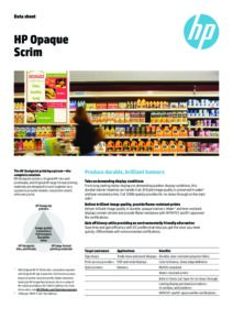 HP Opaque Scrim - 1067mm X 15,2m - Image 2