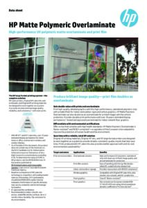 HP Matte Polymeric Overlaminate, 1372mm x 50m - Image 2