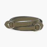 Roma #103 - Olive Green Leather camera strap - Image 2
