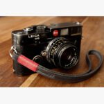 Tokyo #201 - Black & Red leather camera strap - Image 3